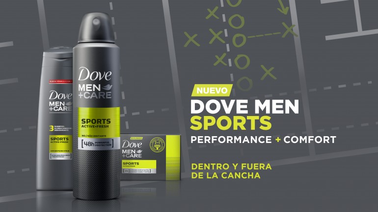 Nuevo Antitranspirante Dove Men+Care Sport diseñado para los amantes del deporte
