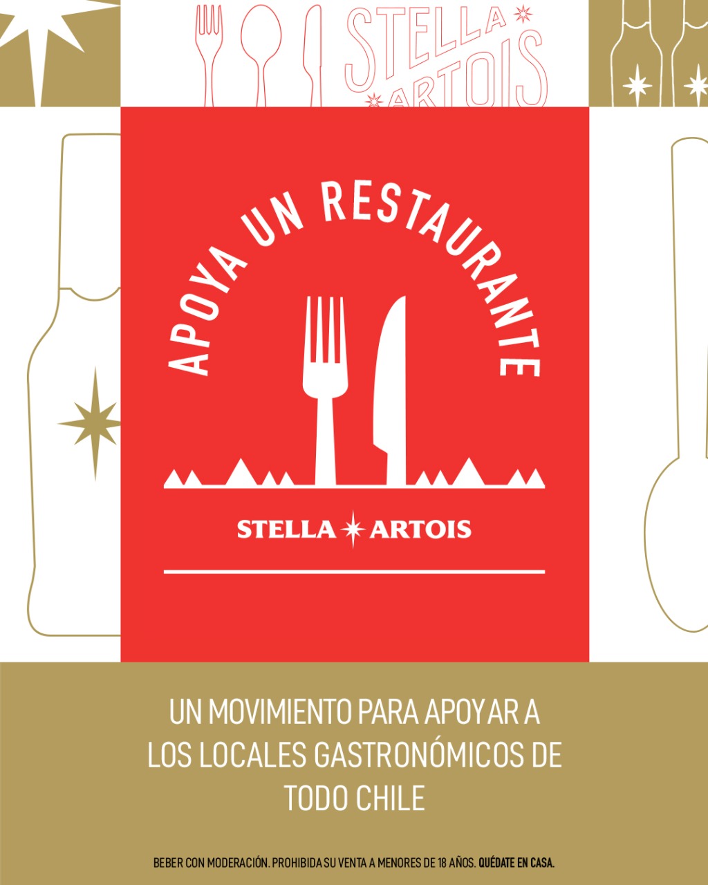 “Apoya a un restaurante”: Stella Artois promueve campaña para ayudar al sector gastronómico afectado por la crisis actual